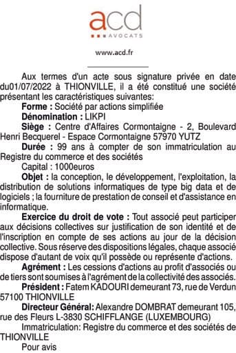 Contenu publication