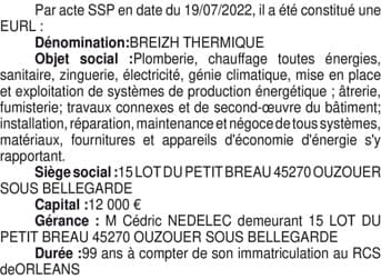 Contenu publication