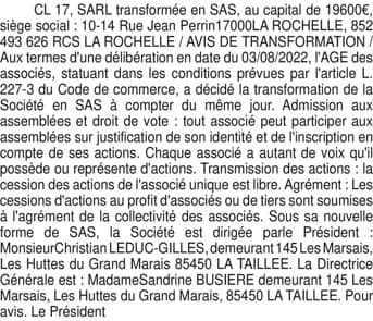 Contenu publication