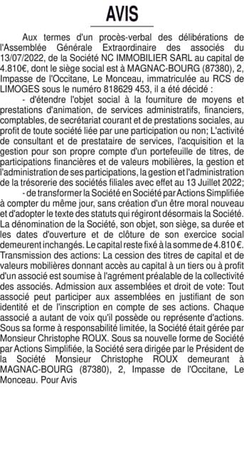 Contenu publication