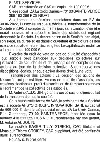Contenu publication