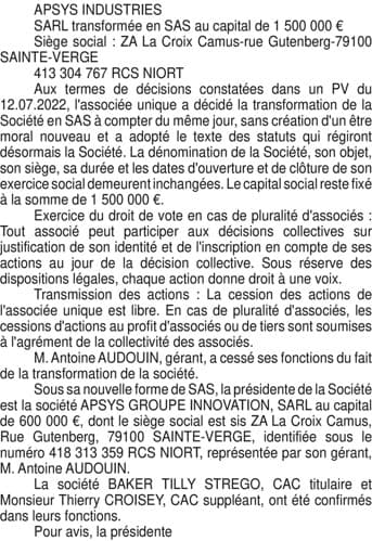 Contenu publication