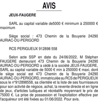 Contenu publication