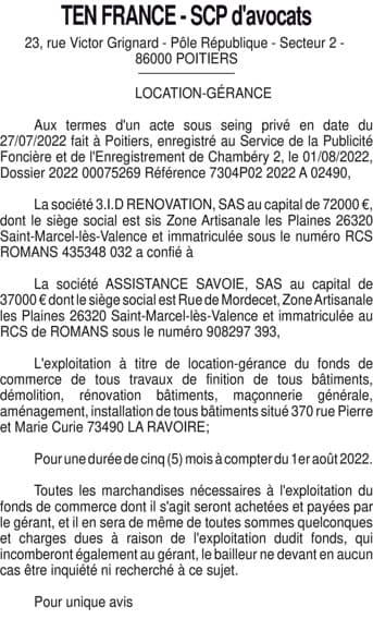 Contenu publication