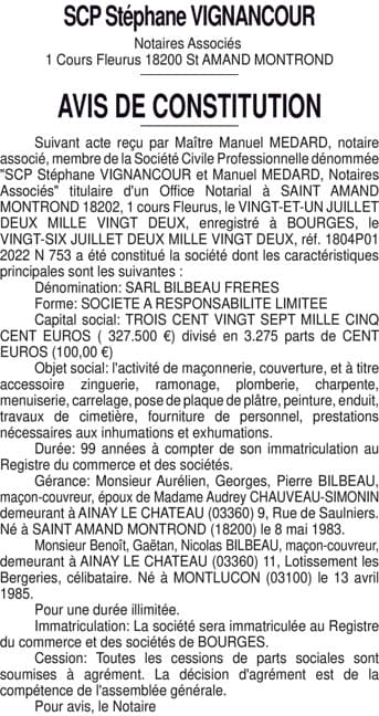 Contenu publication
