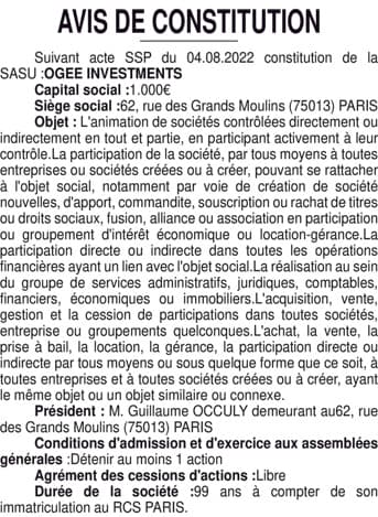 Contenu publication