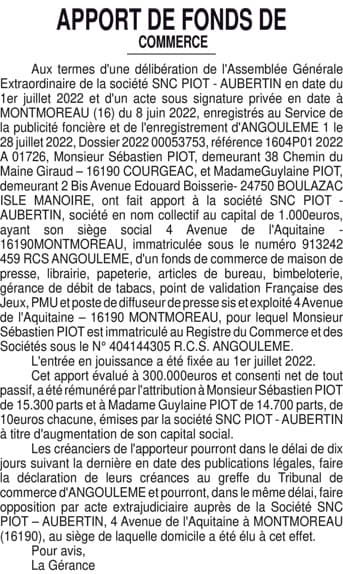 Contenu publication
