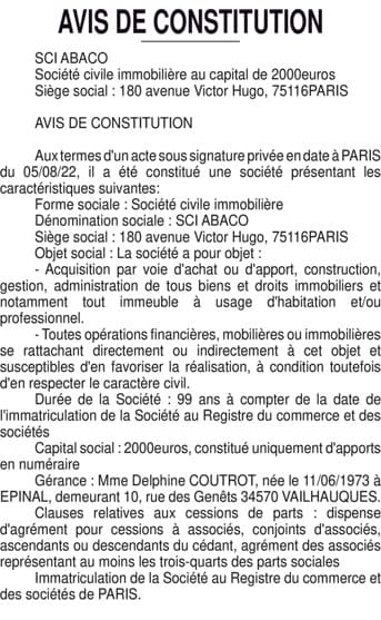 Contenu publication