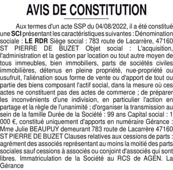 Contenu publication