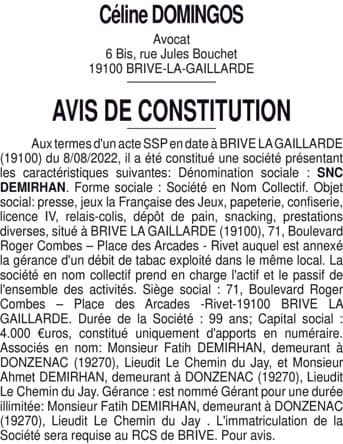 Contenu publication