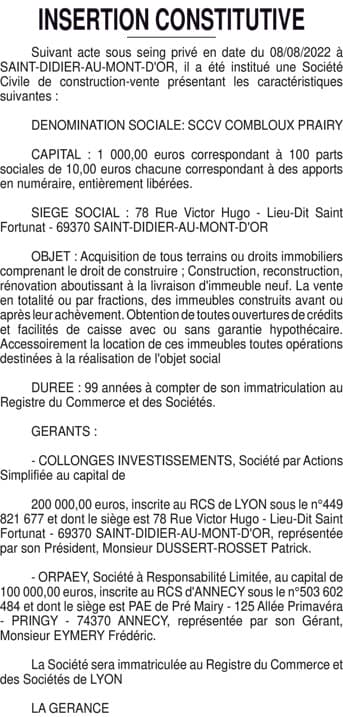Contenu publication