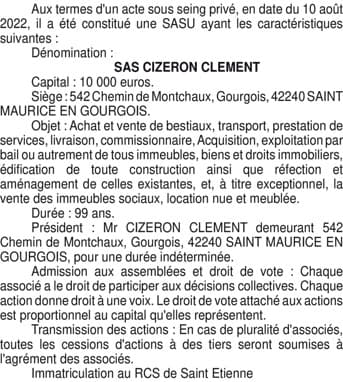 Contenu publication