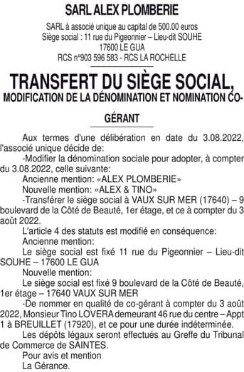 Contenu publication