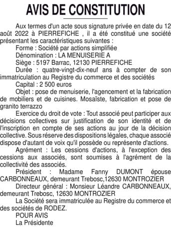 Contenu publication
