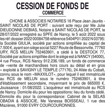 Contenu publication
