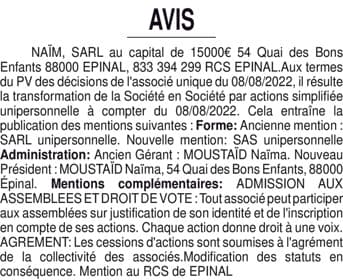 Contenu publication