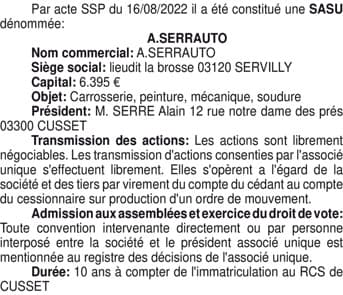 Contenu publication
