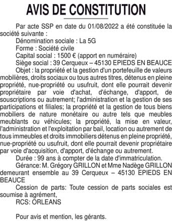 Contenu publication