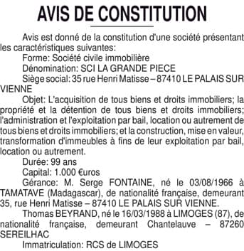 Contenu publication