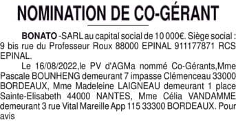 Contenu publication