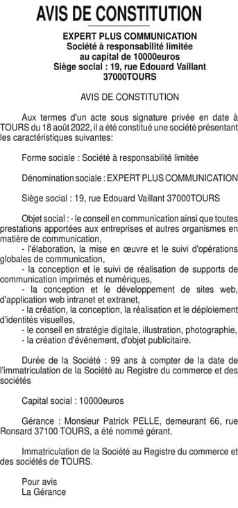 Contenu publication