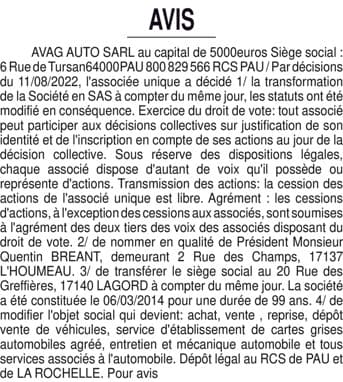 Contenu publication
