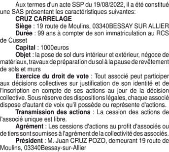 Contenu publication