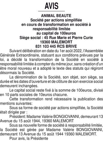 Contenu publication