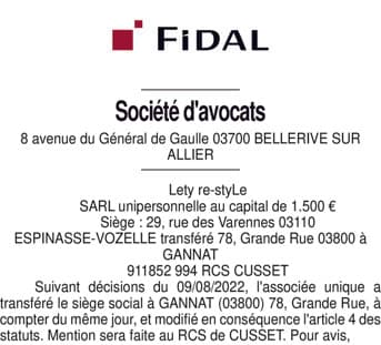 Contenu publication