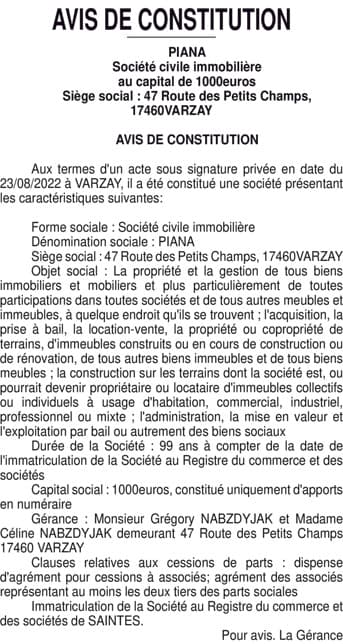 Contenu publication