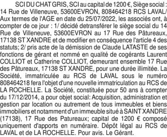 Contenu publication