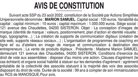 Contenu publication