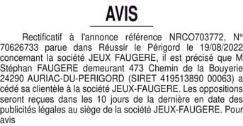 Contenu publication
