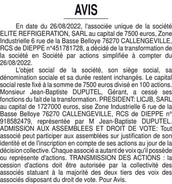 Contenu publication