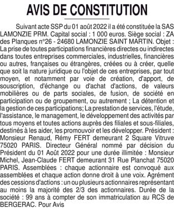 Contenu publication