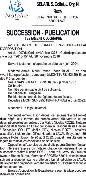Contenu publication