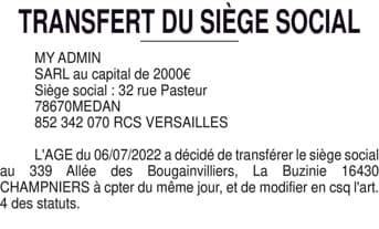 Contenu publication