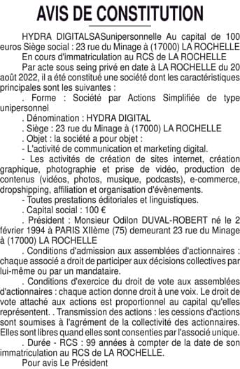 Contenu publication