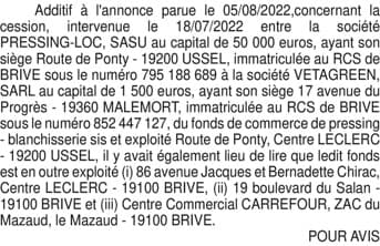 Contenu publication