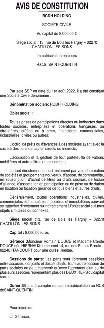 Contenu publication