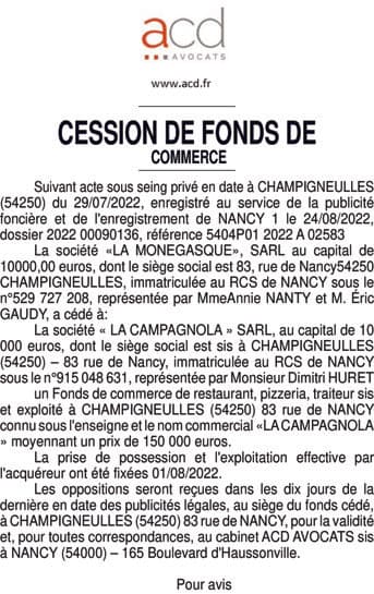 Contenu publication