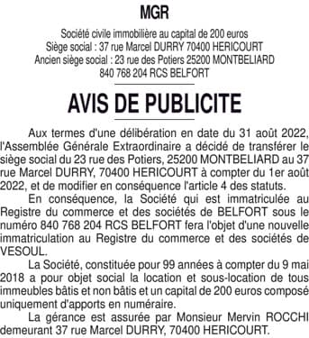 Contenu publication