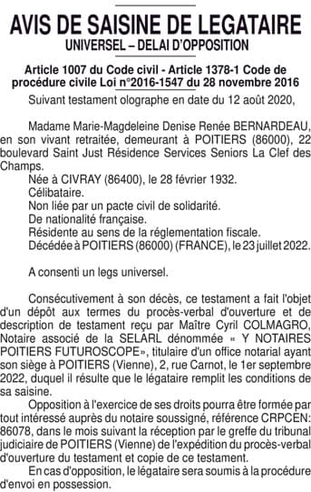 Contenu publication