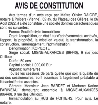 Contenu publication