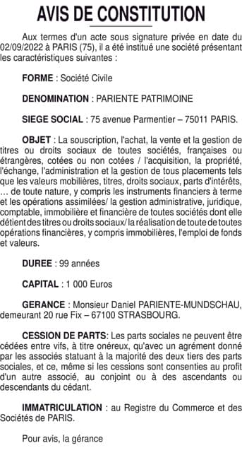 Contenu publication