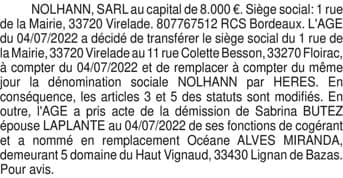 Contenu publication
