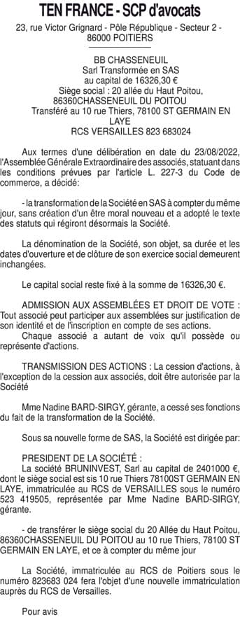 Contenu publication