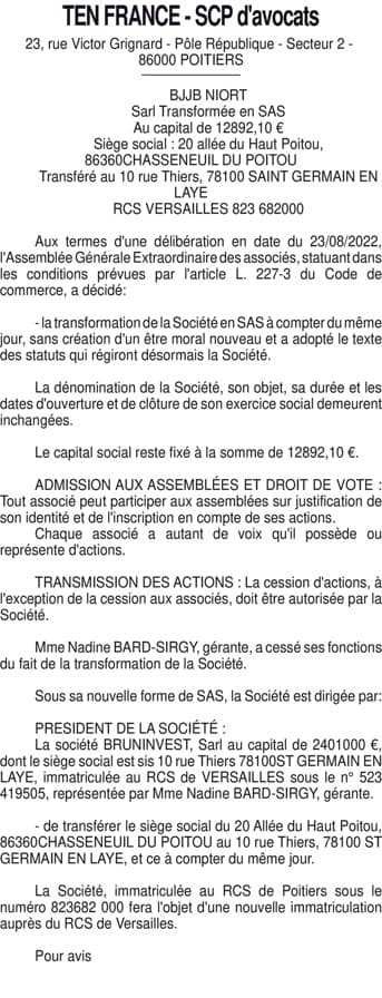 Contenu publication