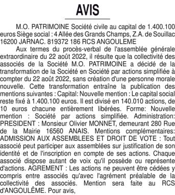 Contenu publication