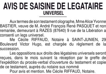Contenu publication